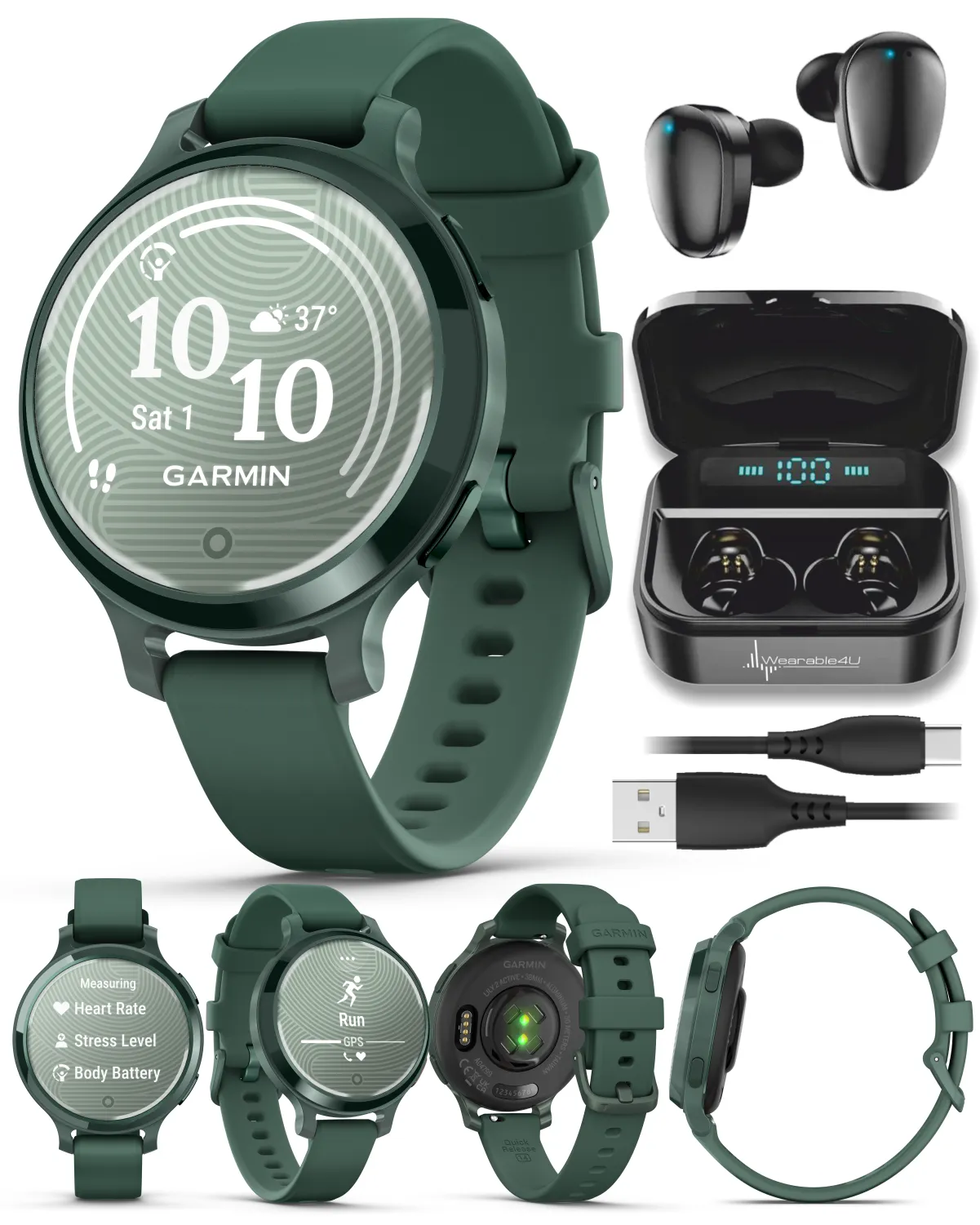 Garmin Lily 2 Active 38 mm Women Stylish GPS Smartwatch