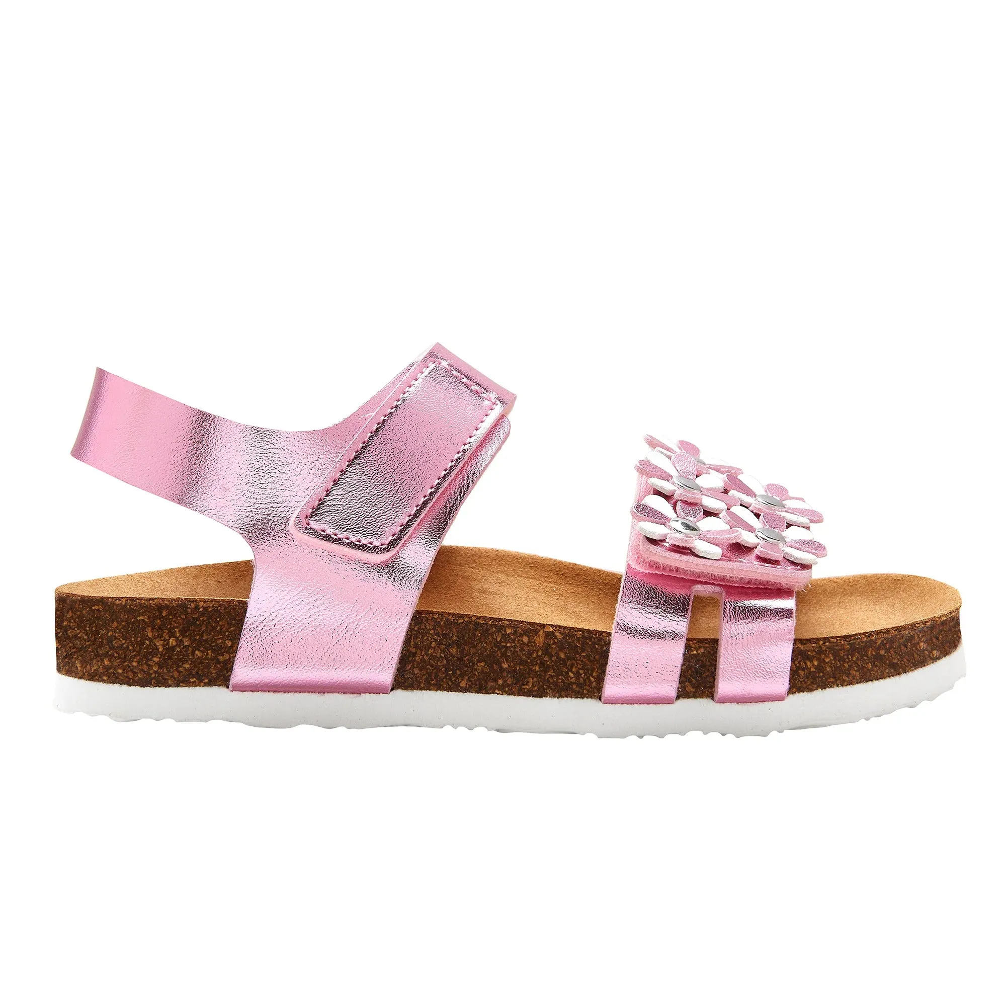 Girls Scholl Pink Daisy Summer Sandals