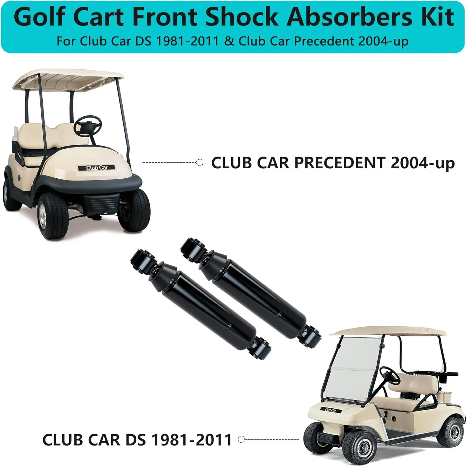 Golf Car Front Shocks For Club Car DS & Precedent - 10L0L