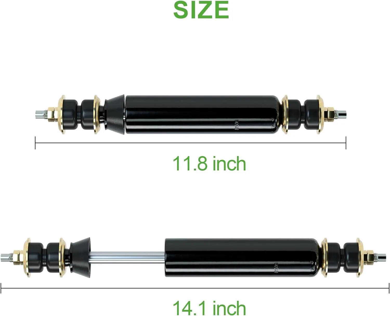 Golf Cart Rear Shocks Kit For Club Car DS Precedent - 10L0L