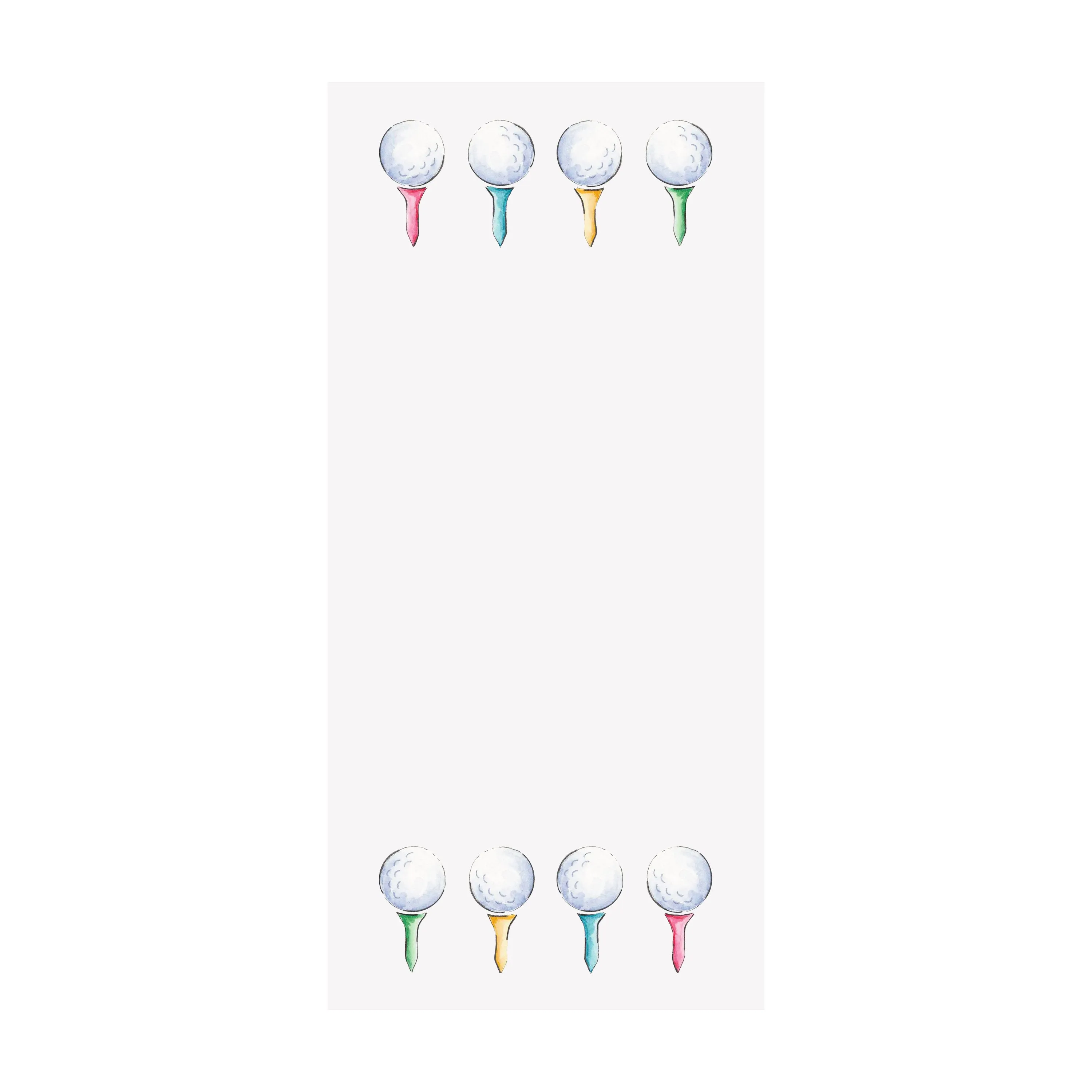 Golf Tees Notepad