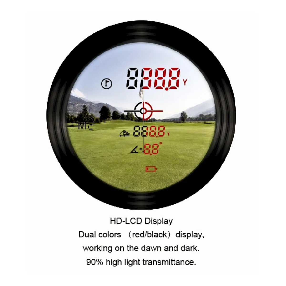 Golfbasic AS-1200 Pro Vision Laser Rangefinder