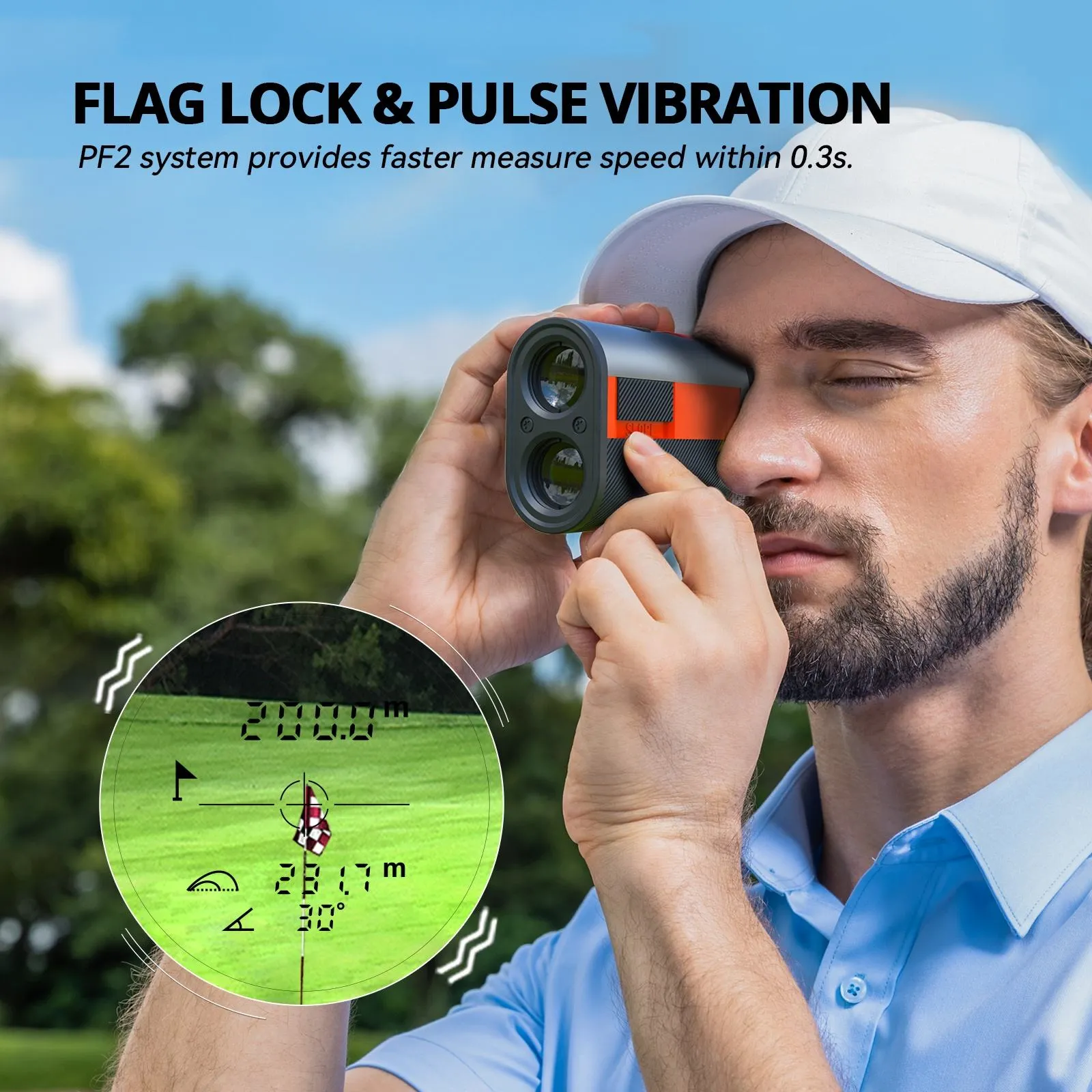 GPF12 Magnetic Holder Golf Range Finder