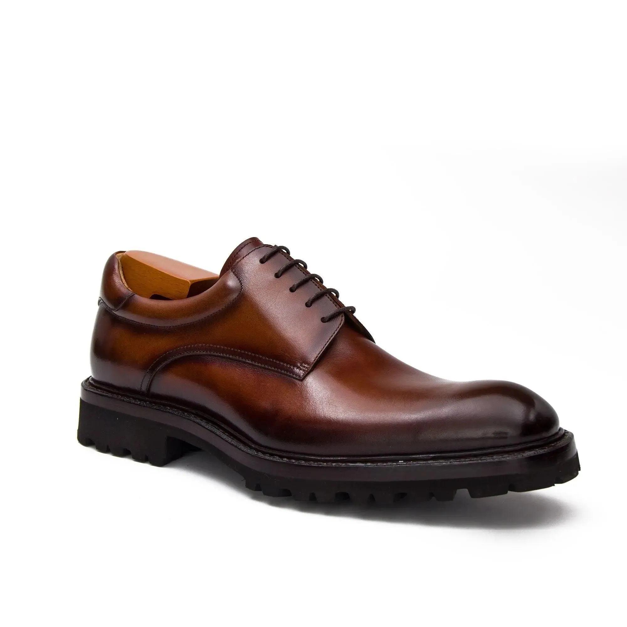 Handmade Goodyear Welted Derby Shoes