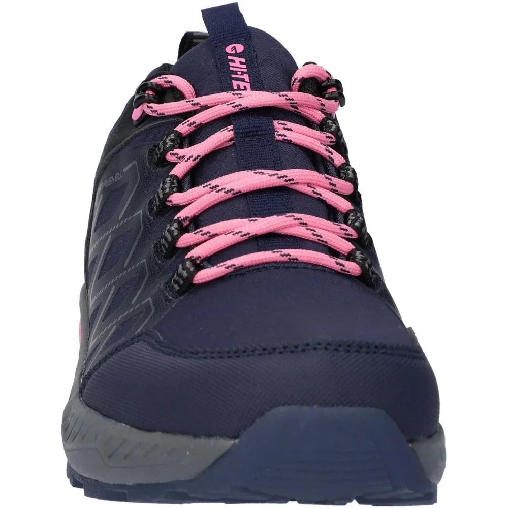 Hi-Tec | Diamonde Ladies Lightweight Waterproof Walking Shoes  | Dark Blue & Pink