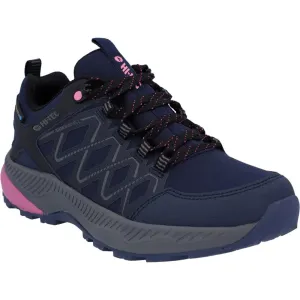 Hi-Tec | Diamonde Ladies Lightweight Waterproof Walking Shoes  | Dark Blue & Pink