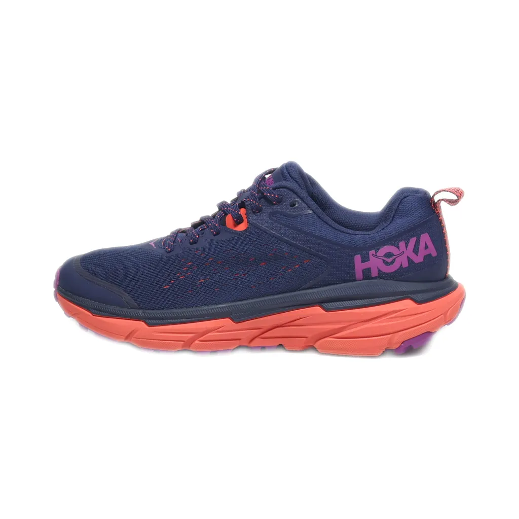 Hoka Challenger Atr 6 Sport Shoes Fabric Blue Colour For Women