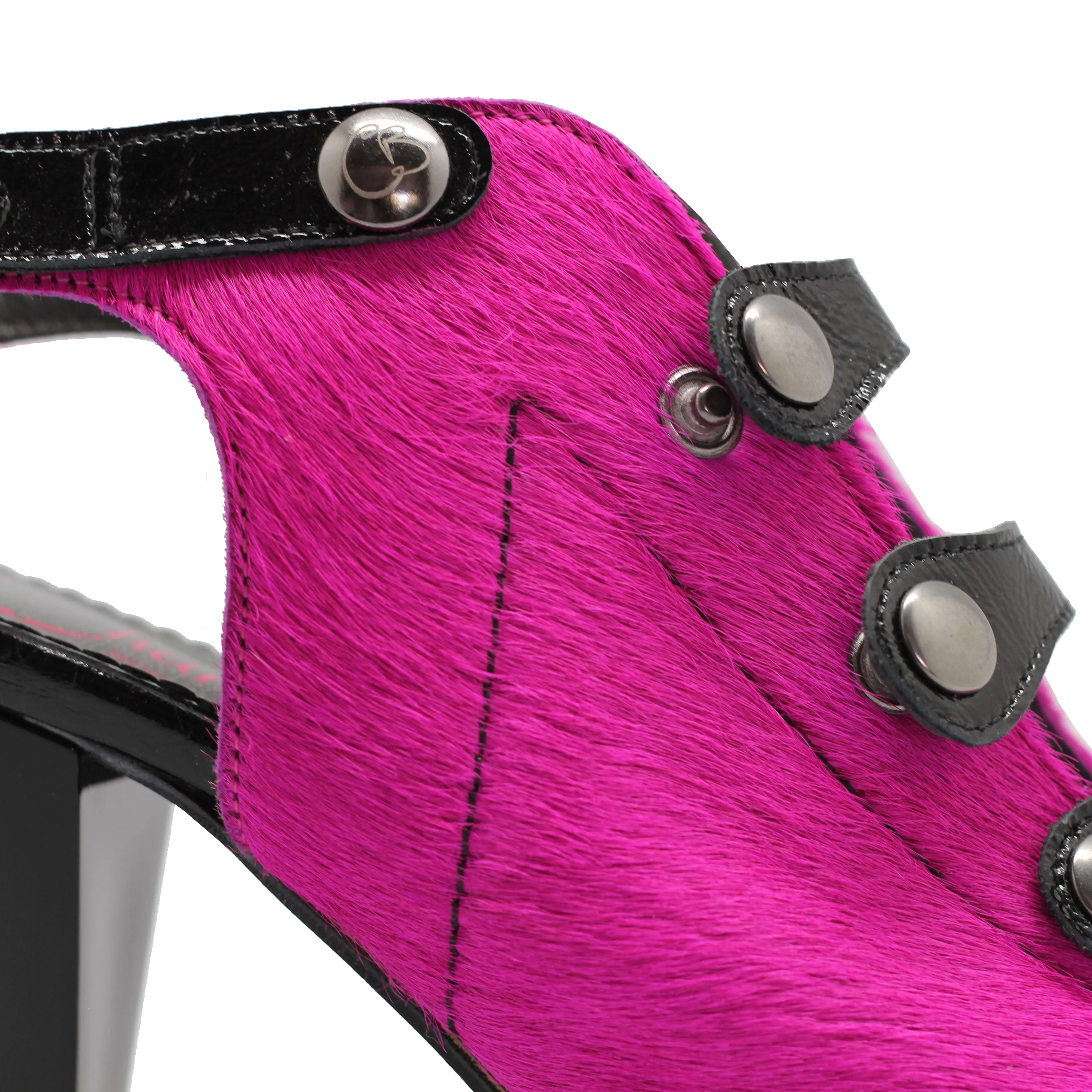 Honey - Fuchsia heel sandal