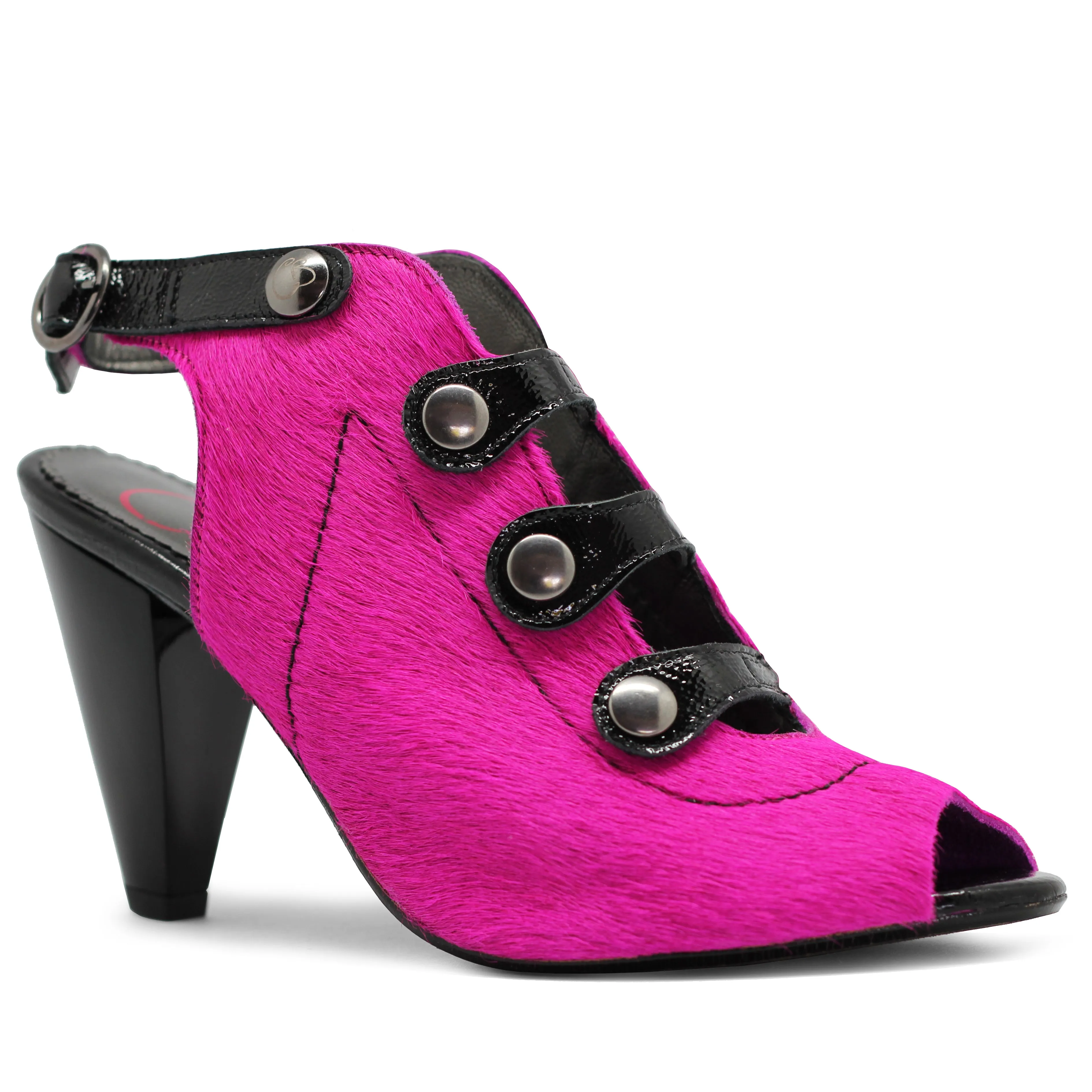 Honey - Fuchsia heel sandal