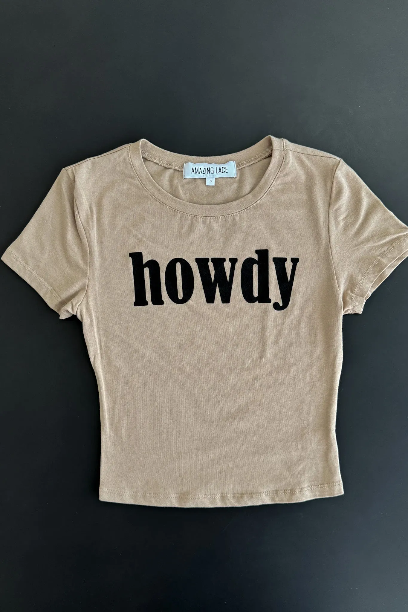 Howdy Cropped Babydoll Tee