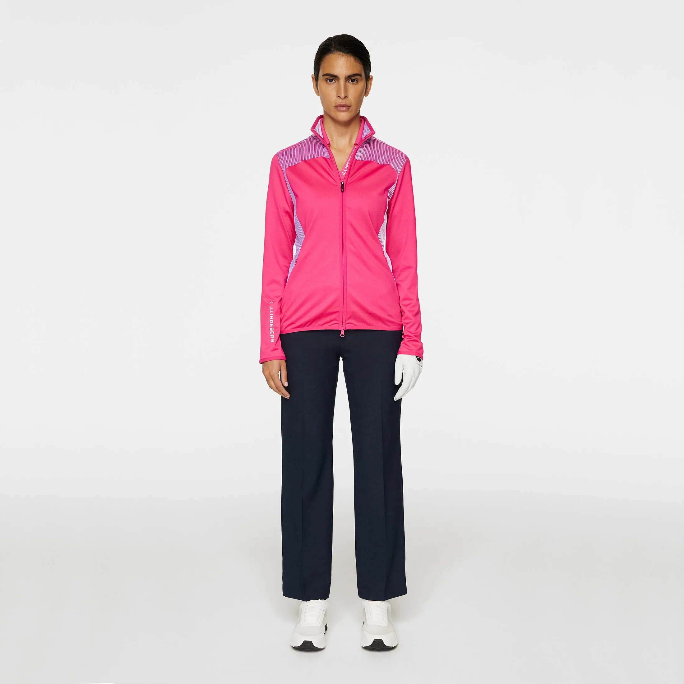 J.Lindeberg Women's Thelma Thermolite Golf Mid-Layer - Pink Peacock