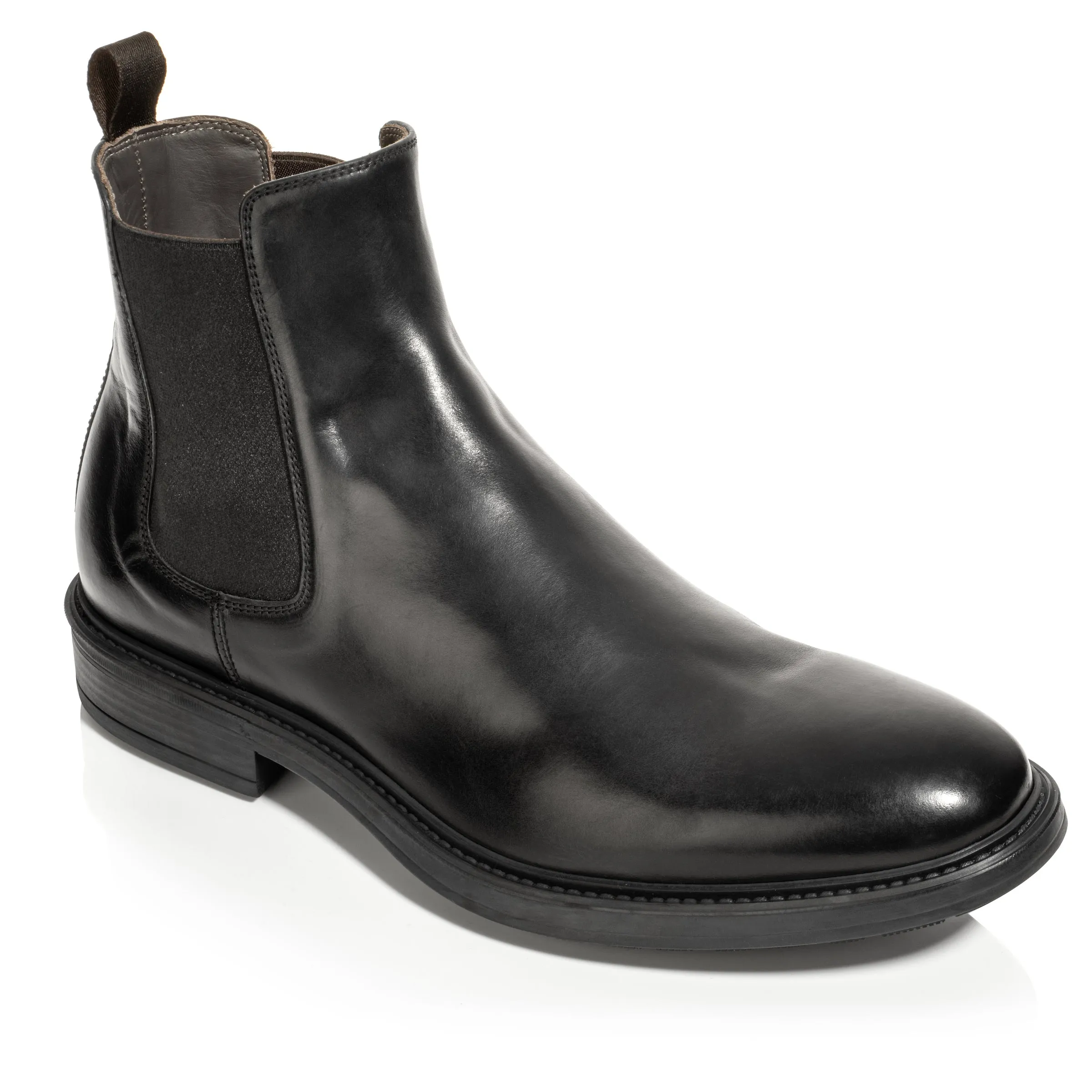 Julius Black Calf Chelsea Boot