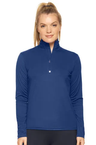 Ladies Quarter-zip Performance Pullover