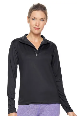 Ladies Quarter-zip Performance Pullover