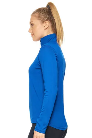 Ladies Quarter-zip Performance Pullover