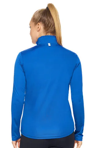 Ladies Quarter-zip Performance Pullover