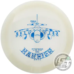 Lone Star Artist Series Glow Alpha Harrier Distance Driver Golf Disc