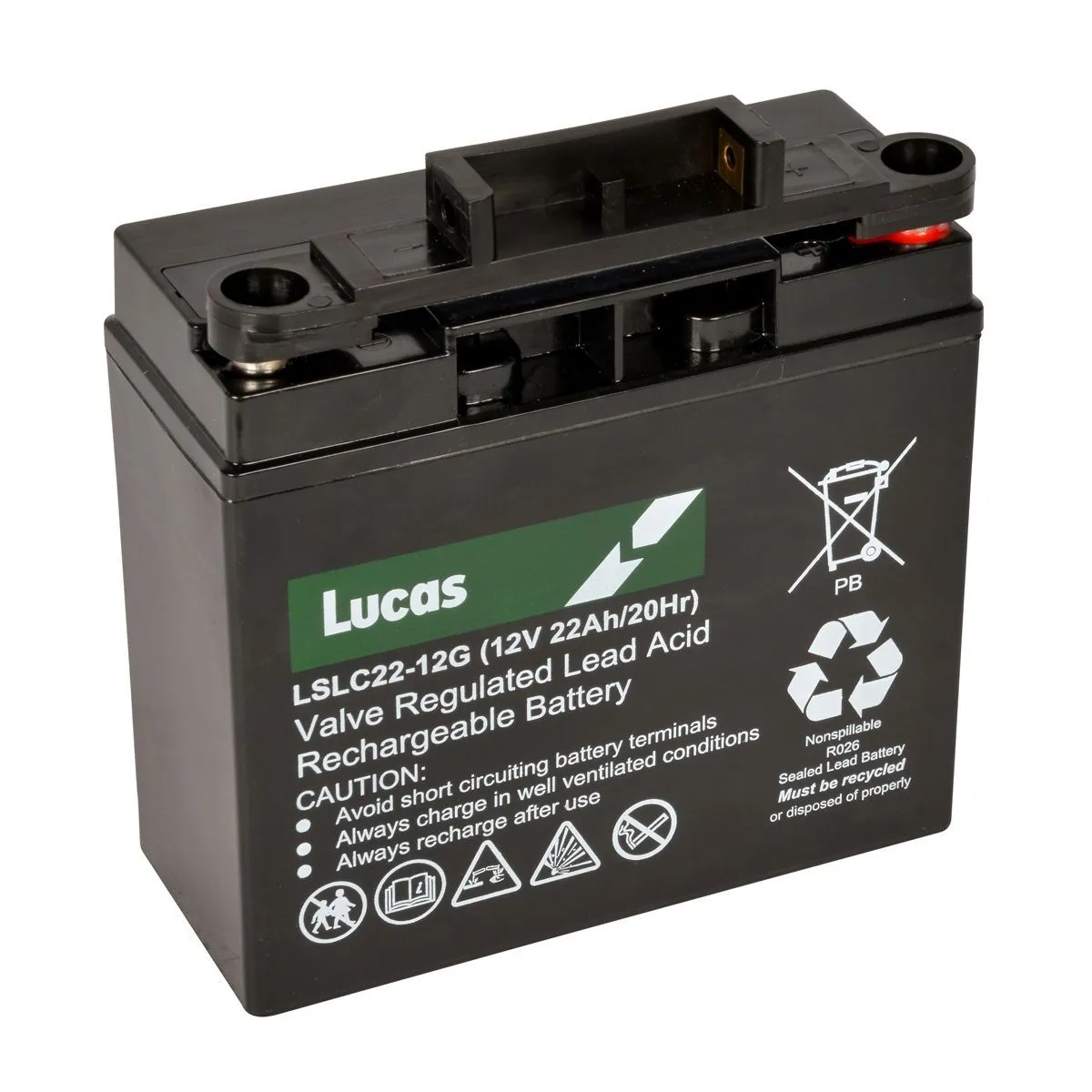 Lucas LSLC-22-12 22Ah AGM Golf battery