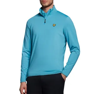 Lyle & Scott Tech 1/4 Zip Midlayer - Moonstone Blue