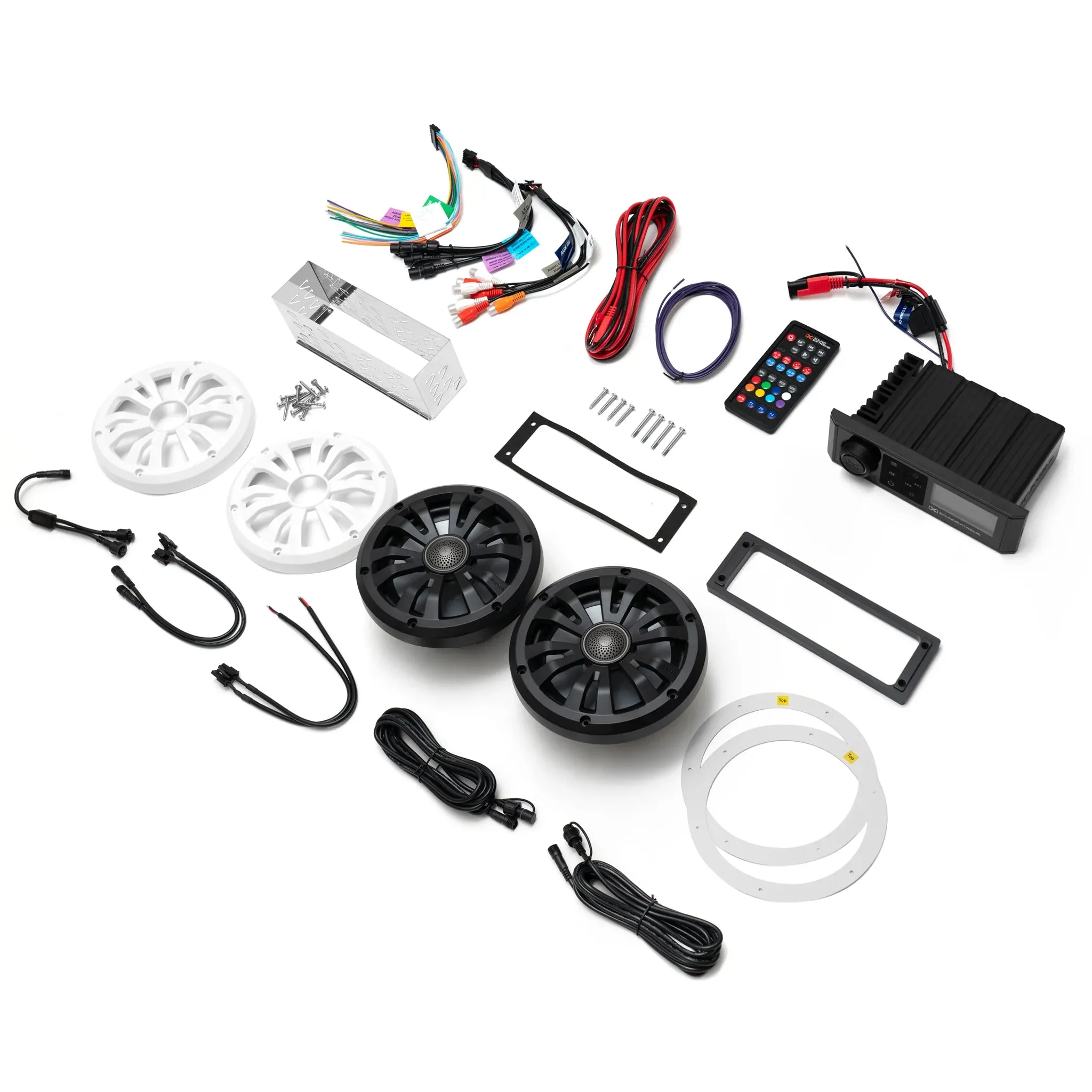 Marine DIN Radio 6.5" Speaker Kit