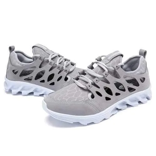 Men Breathable Hollow Outs Athletic Shoes Casual Sports Shoe