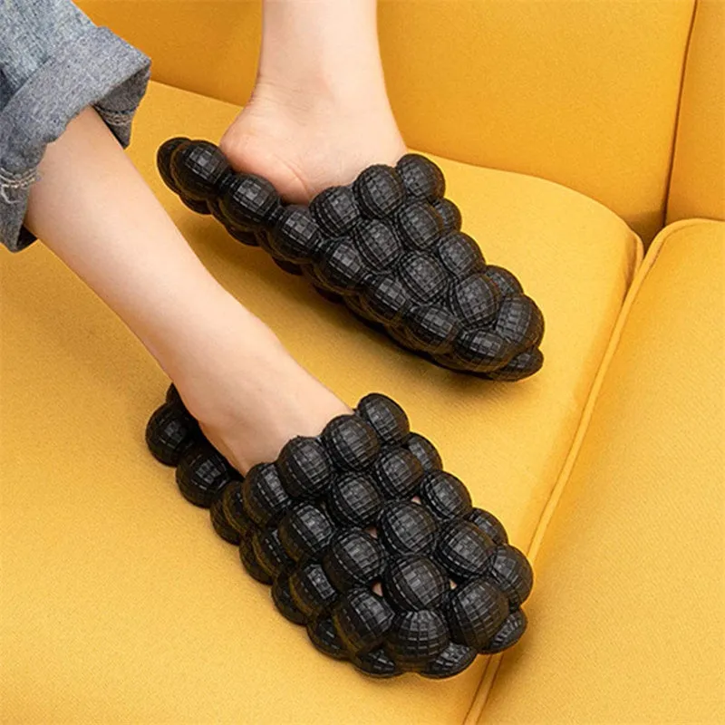 Men Women Soft Anti-Slip Decompression Massage Bubble Slippers