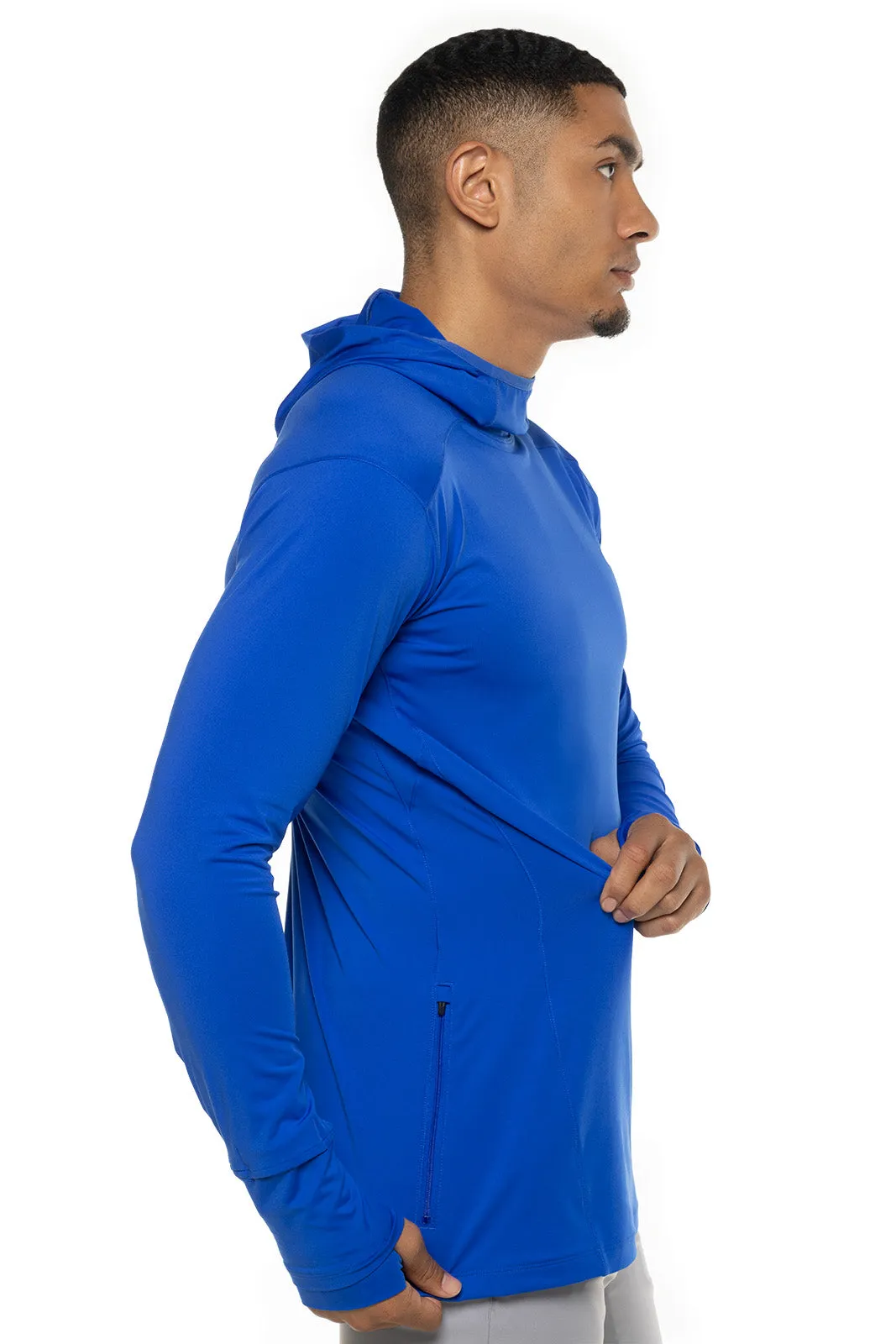 Men's Agility Performance Hoodie  |  Baja Blue