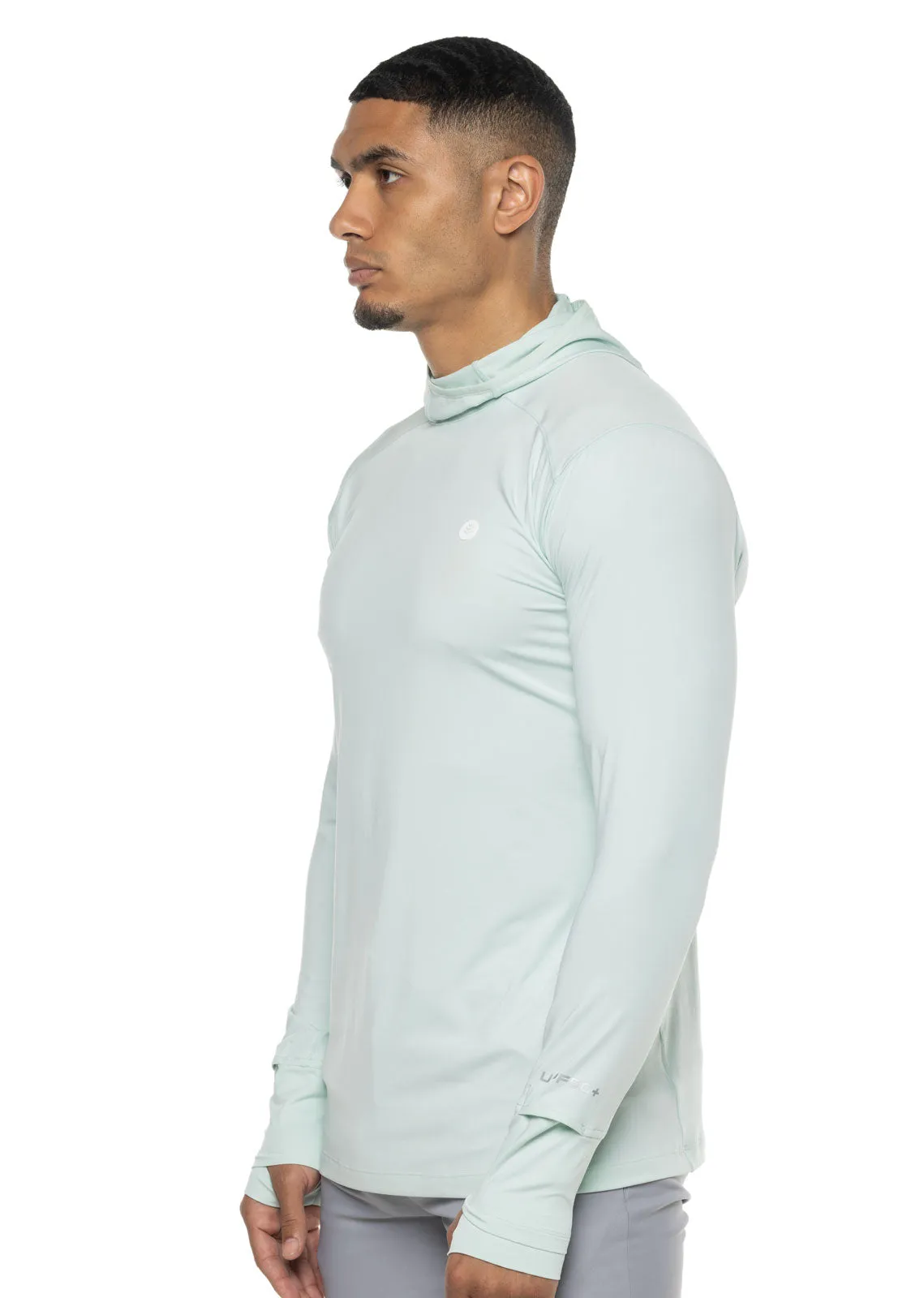 Men's Agility Performance Hoodie  |  Misty Aqua