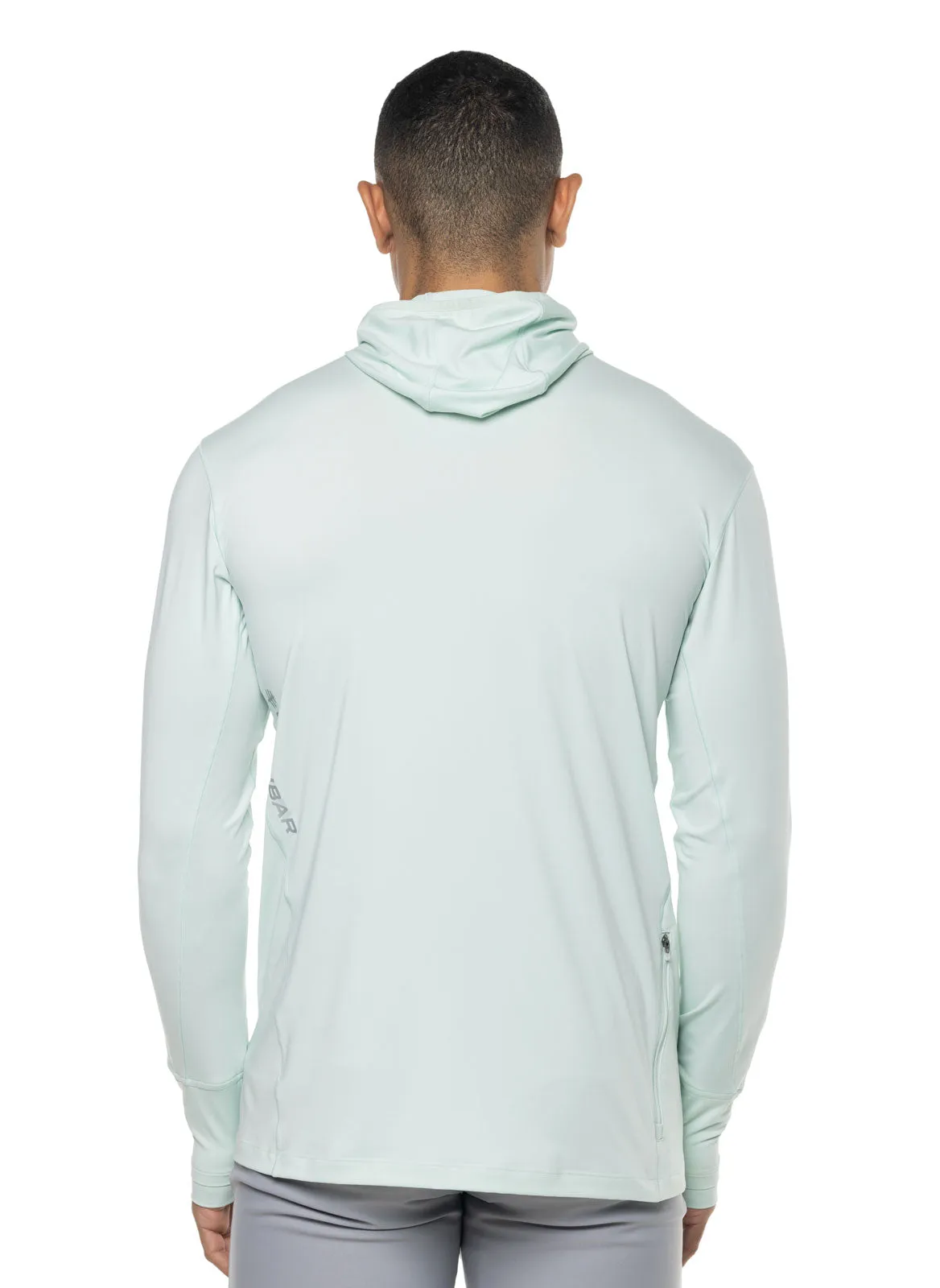 Men's Agility Performance Hoodie  |  Misty Aqua