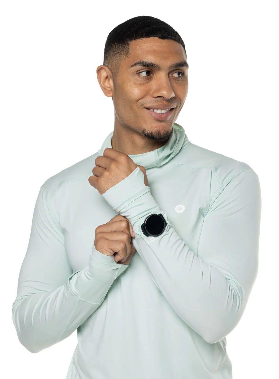 Men's Agility Performance Hoodie  |  Misty Aqua