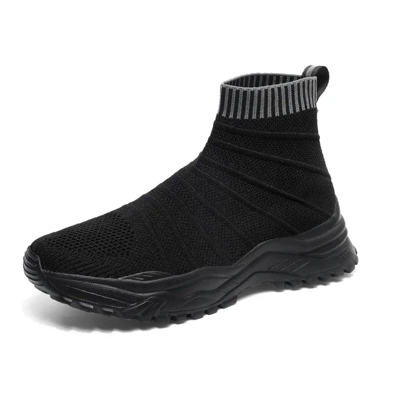 Men's and Women's Casual Shoes - High-top Sock Sneakers - TSS406