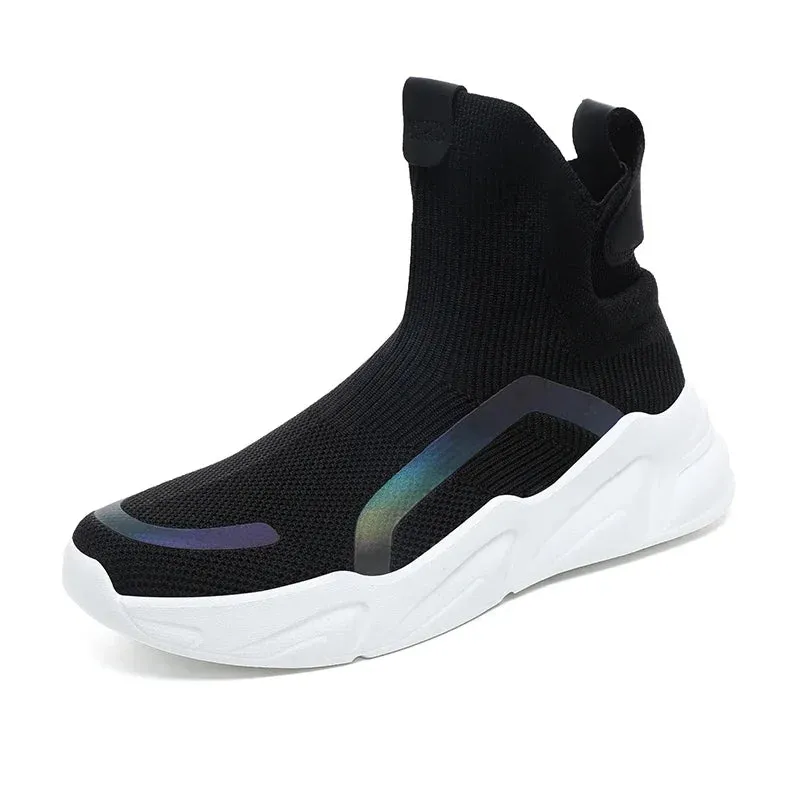 Men's and Women's Casual Shoes - High-top Sock Sneakers - TSS406