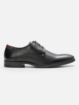 Men's Black Regular Toe Lace Up Formal  (ID2113)