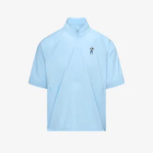 mens eastside golf tech 1/2 zip mockneck s/s (clear sky)