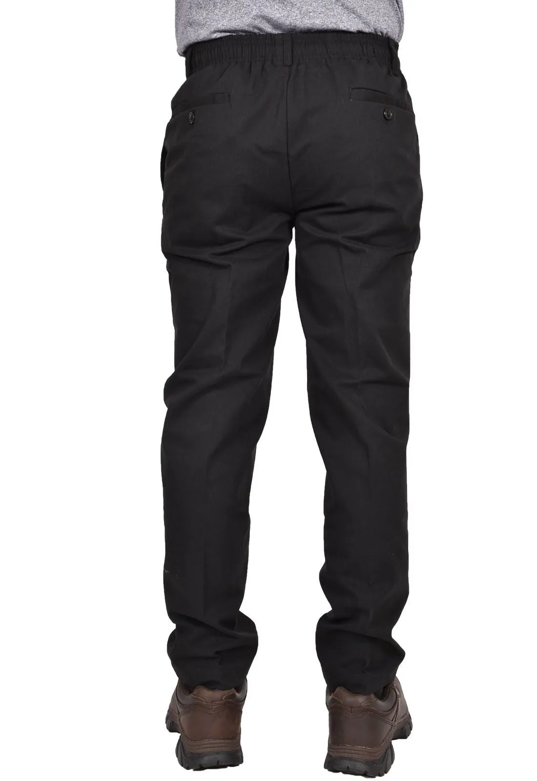 Mens Elasticated Waist Polycotton Trousers