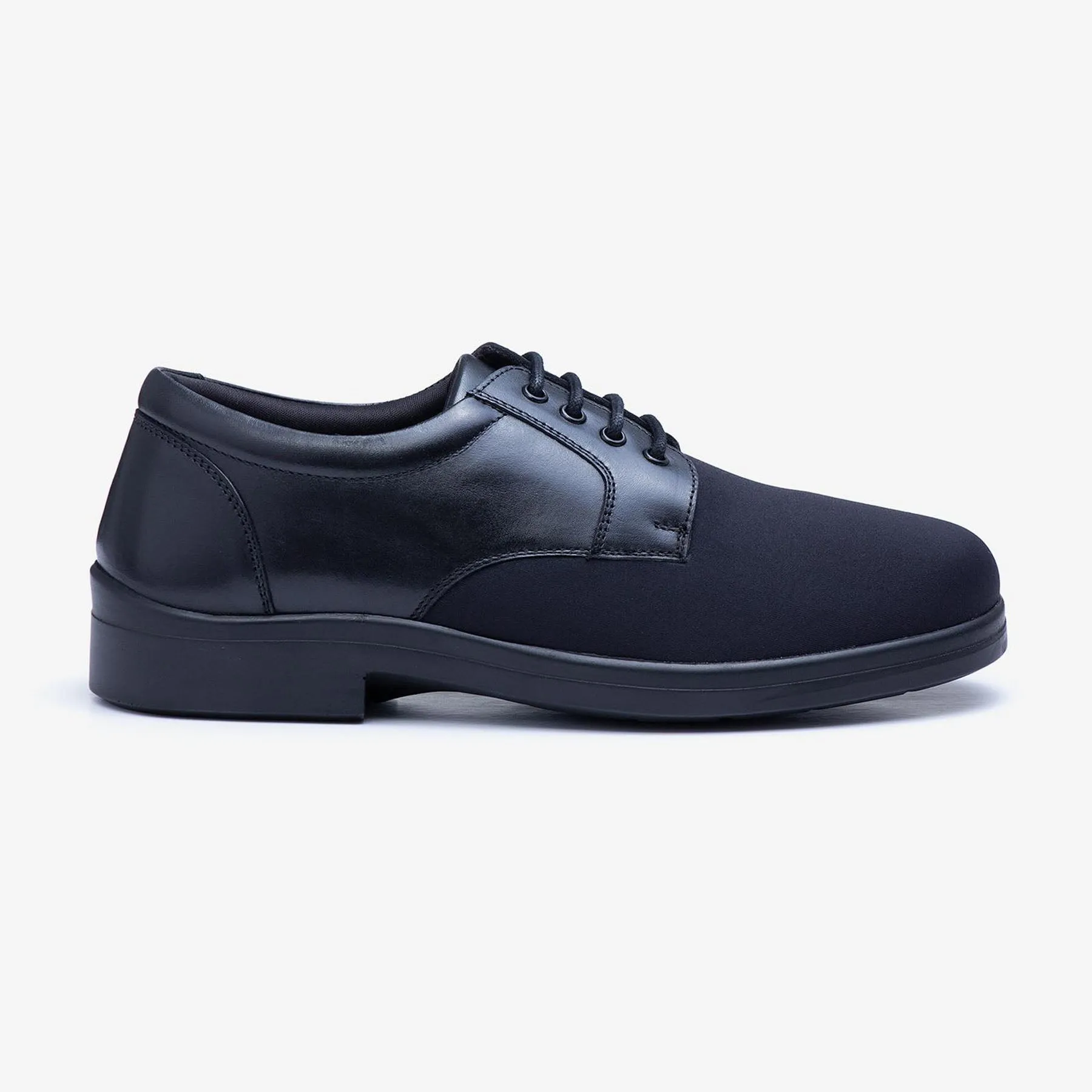 Mens Wide Fit Tredd Well Ryan Lace Up Shoes - Black