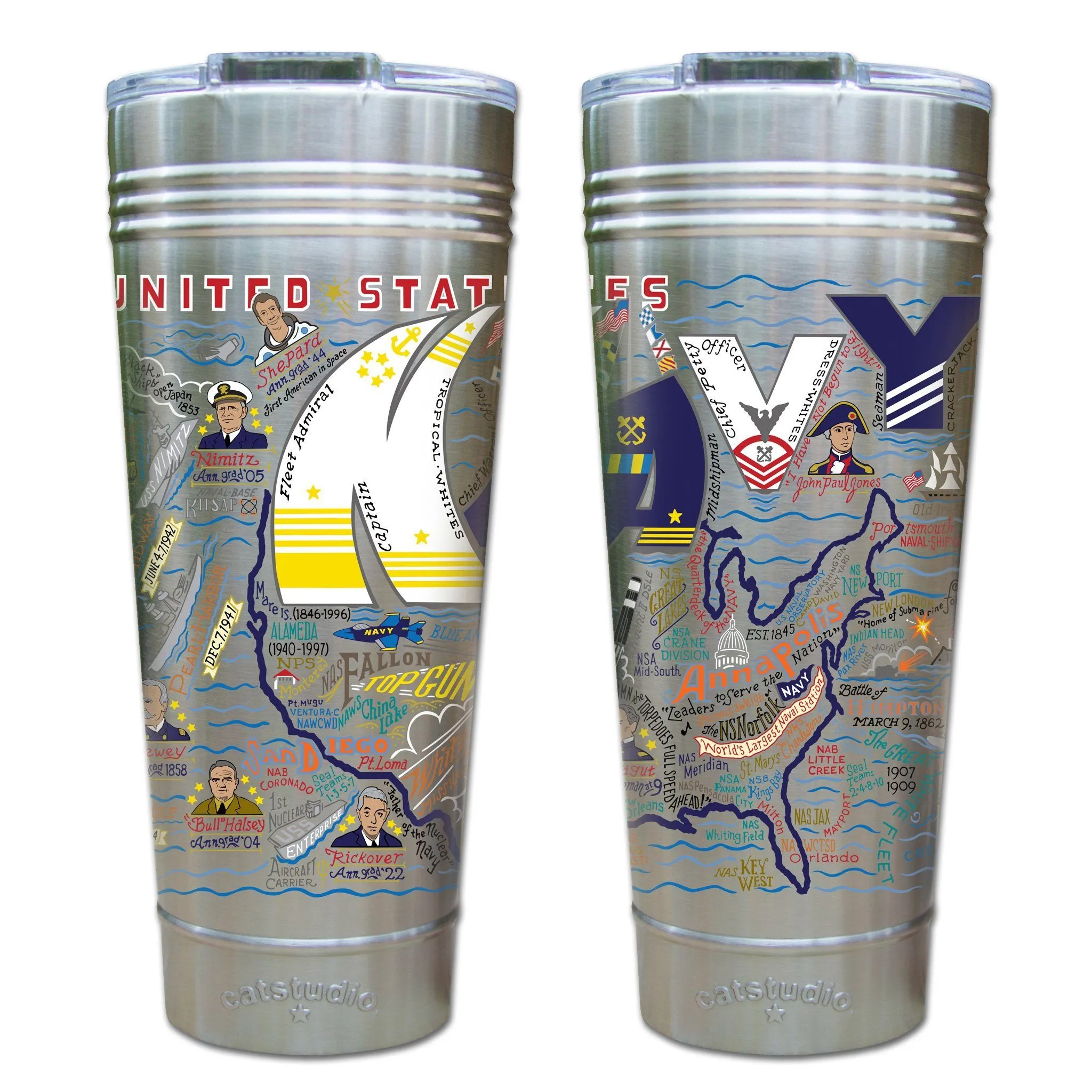 Navy Thermal Tumbler