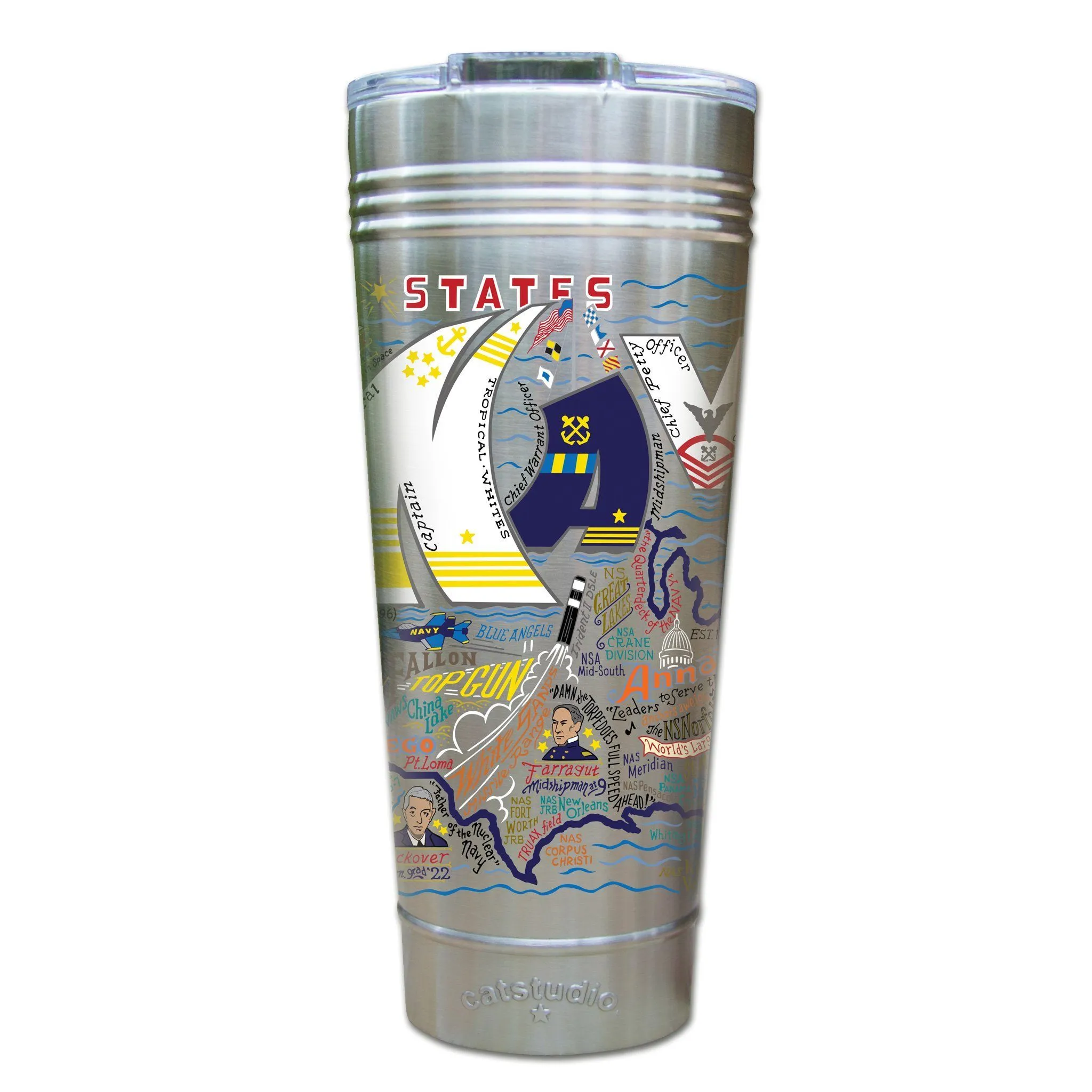 Navy Thermal Tumbler