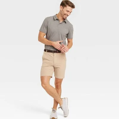 New - Men's Golf Shorts 8" - All In Motion Confident Khaki 36