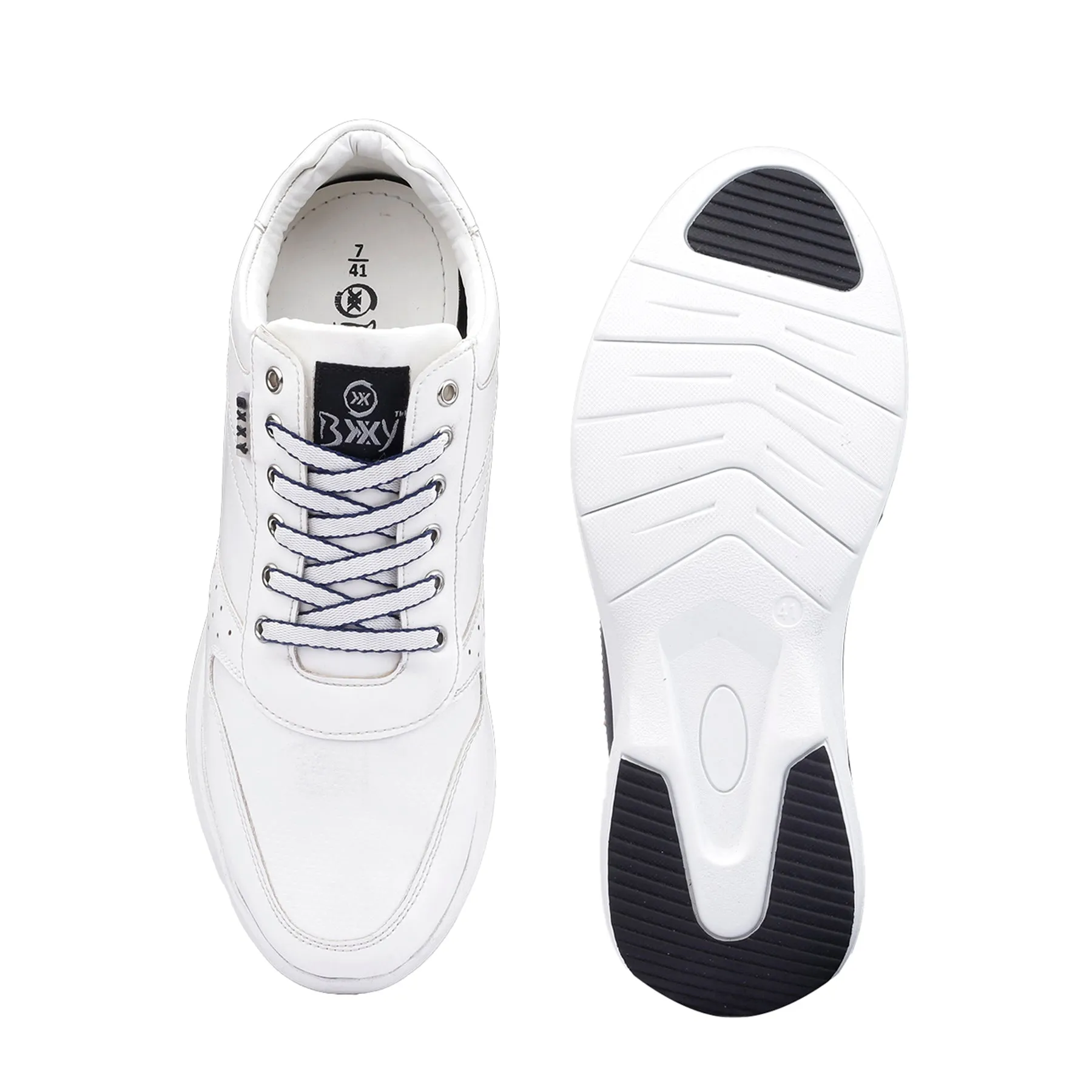 New Stylish 3.5 Inch Hidden Height Increasing Casual Sneaker And Party Wear Lace-Up Shoes