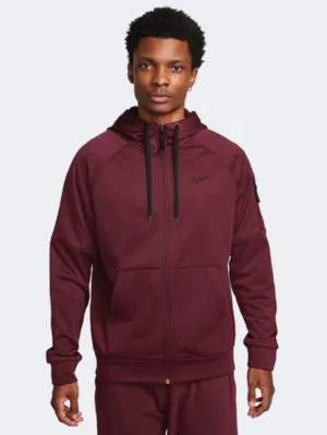 Nike Golf Therma Fit Men Training Hoody Night Maroon/Black