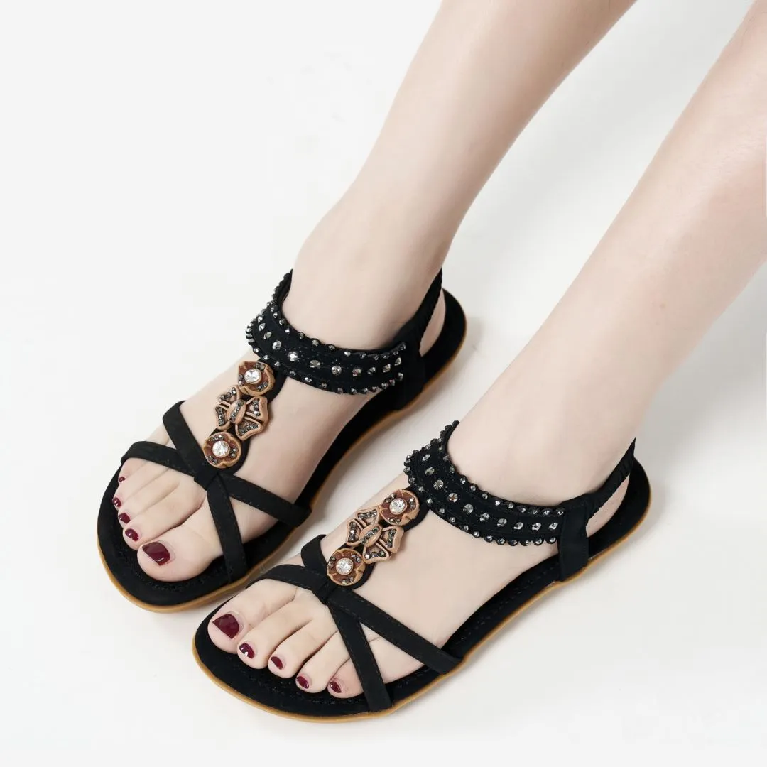 【No.9】Women's Sandals Summer Casual Beach Shoes Bohemian Flats