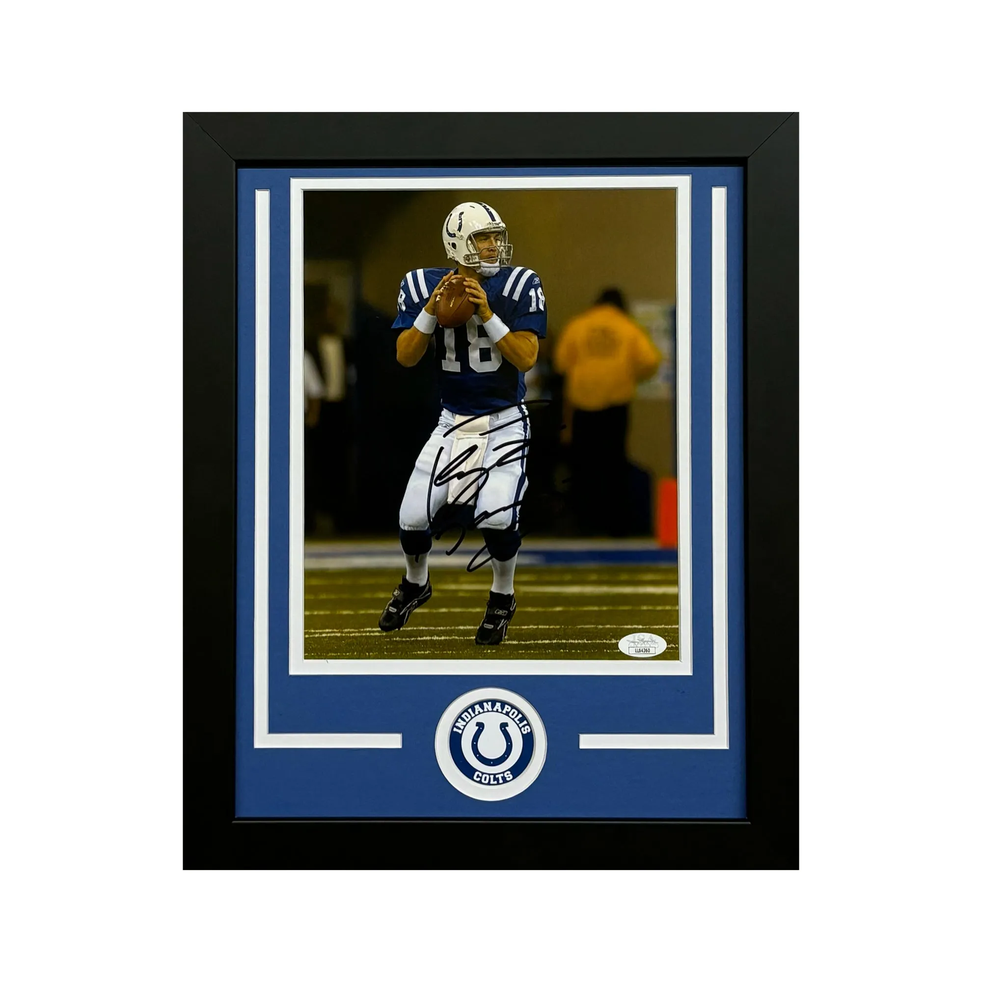 Peyton Manning Indianapolis Colts Hand Signed & Framed 8x10 Football Photo