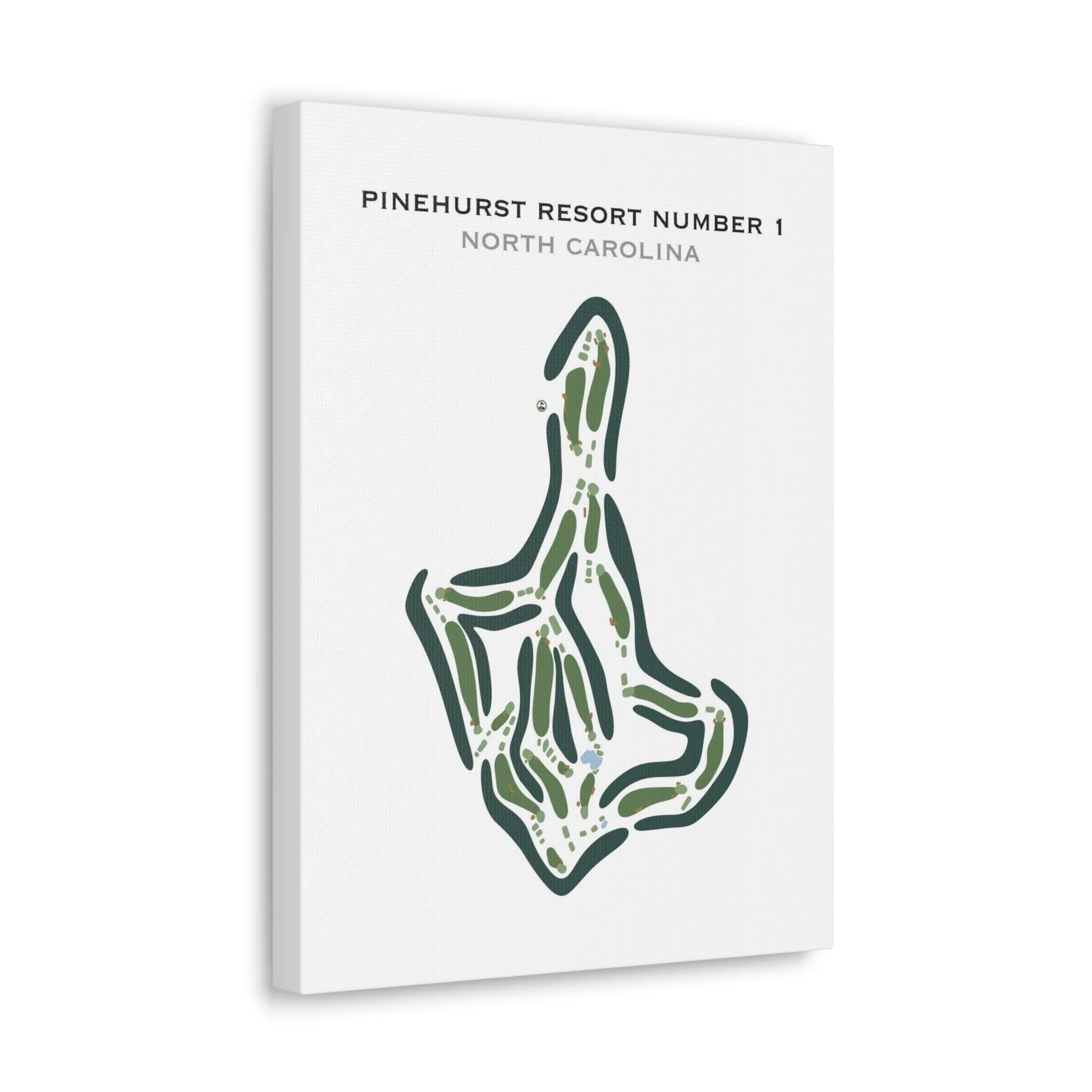 Pinehurst Resort #1, North Carolina - Printed Golf Courses