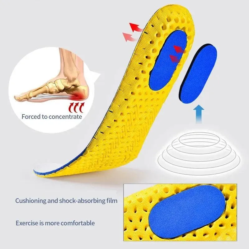 Premium Orthopedic Memory Foam Insoles for Enhanced Foot Support and Comfort