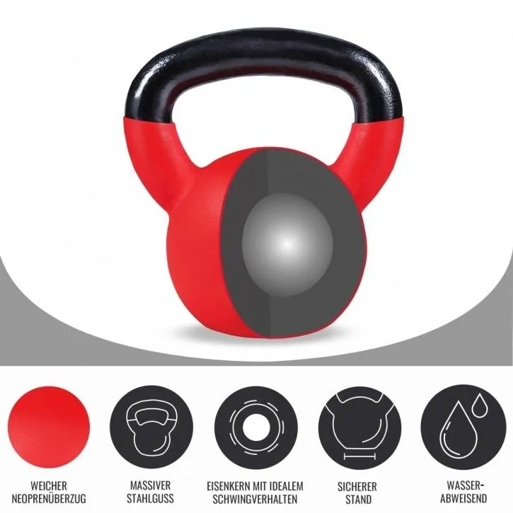 Rubber Coated Kettlebell 24KG