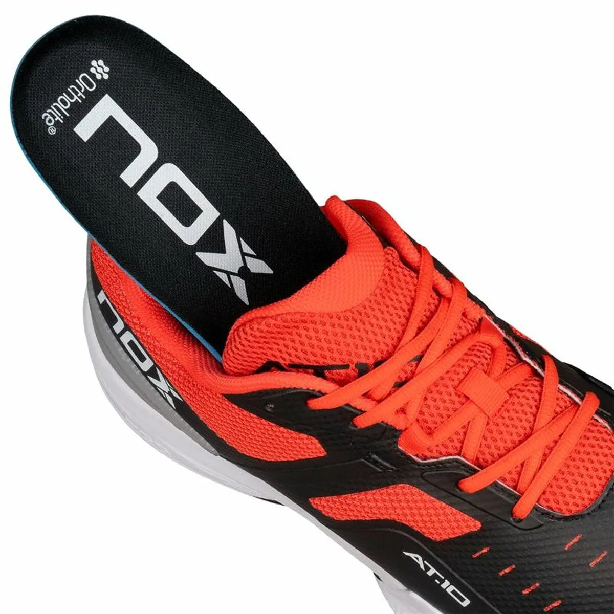 Running Shoes for Adults Nox AT10 Pro Black Red