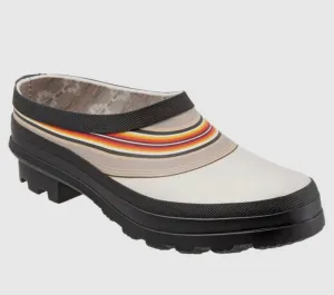 Serape Stripe Western Garden Tain Clogs