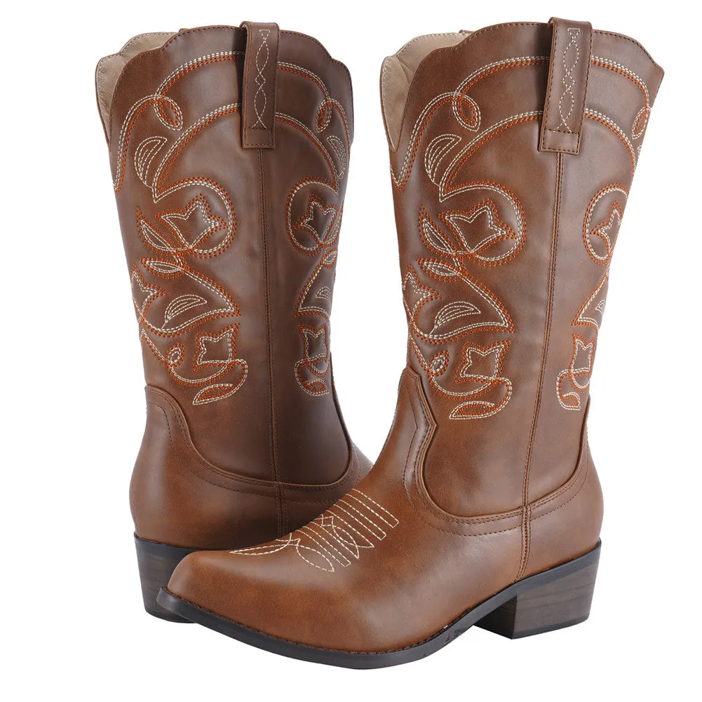 SheSole Women's Cowgirl Western Cowboy Boots