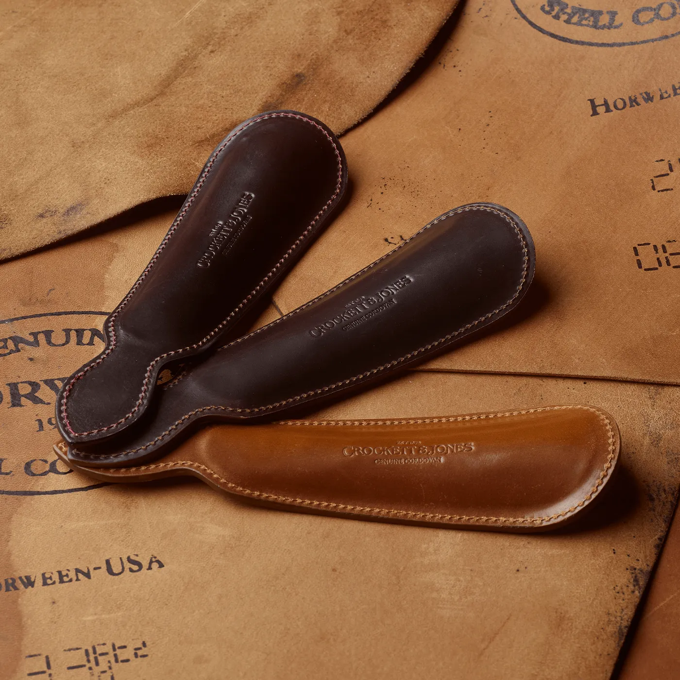 Shoe Horn Burgundy Cordovan